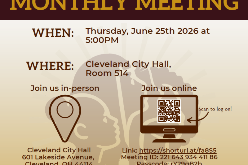 Cleveland Commission on Black Women and Girls 6-25-2026 Meeting at 5:00 pm